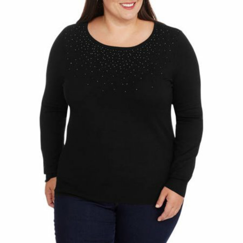 GEORGE Embellished Pullover Sweater
